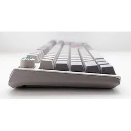 Ducky One 3 TKL Gaming Tastatur, RGB LED - MX-Brown (DE, Kabelgebunden), Tastatur, Grau