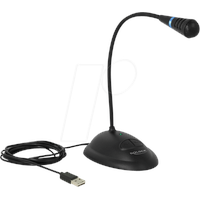 Delock 65871 - Mikrofon, USB, Standfuß, Mute Taste