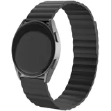 Strap-it Huawei Watch Gt Armband Silikon für Huawei Watch GT 5 Pro  - 46mm - Schwarz - Magnetischer Verschluss