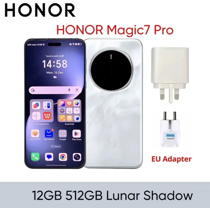 Neues Honor Magic 7 Pro Neues 2024 5G Smartphone Magic7 Pro Snapdragon 8 Elite Android 15 200MP Dreifachkamera Neues Flaggschiff