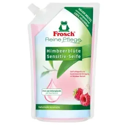 Frosch Reine Pflege Himbeerblüte Sensitiv-Seife 4853 , 500 ml - Nachfüllbeutel