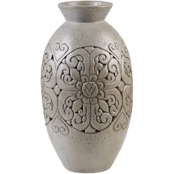 Dekovase ELEUSIS 52 cm Grau