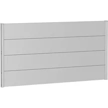 Biohort Wandpaneel für Sichtschutz 180 x 90 cm silber