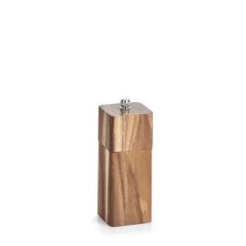 Zeller Present Pfeffermühle 13,5 cm Beige unbefüllt