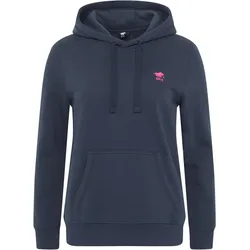 Kapuzenpullover mit Logo-Stickerei dunkelblau L