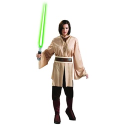 Rubie ́s Kostüm Weiblicher Jedi Ritter, Original Star Wars Kostüm im weiblichen Schnitt braun S-M