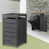 ML-Design Mülltonnenbox 68 x 80 x 124 cm anthrazit
