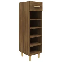 VidaXL Schuhschrank Braun Eichen-Optik 30x35x105 cm Holzwerkstoff