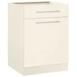 WIHO KÜCHEN Unterschrank Flexi2 60 x 57 x 82 cm Beige