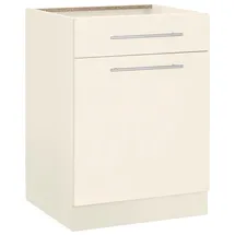 WIHO KÜCHEN Unterschrank Flexi2 60 x 57 x 82 cm Beige