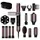 Cecotec Multifunktionaler Luft-Haarstyler – 14 Aufsätze und flexibler Griff AirGlisse 14in1 Flex Black. 1400 W, 110.000 U/min, Coanda-Technologie, Brushless-Motor, Keramik- und Keratinbeschichtung