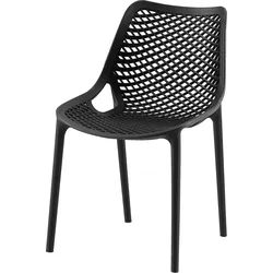 BIG Möbel GmbH Terrassenstuhl Solea schwarz stapelbar Bistrostuhl Polypropylen mit Glasfaser