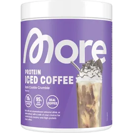 MORE Nutrition Protein Iced Coffee Dark Cookie Crumble Pulver 300g