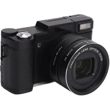 gowenic 4K 48 MP Digitalkamera Für Fotografie und Video, 48 MP 3-Zoll-Klappbildschirm, 5-facher Optischer Zoom, 8-facher Digitalzoom, Autofokus, Anti-Shake, Klappbildschirm-Kompaktkamera