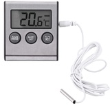 Digital Kühlschrank Thermometer LCD Alarm Kühlschrank Temperaturmonitor Mini batteriebetriebenes Tiefkühlgerät Raumthermometer mit max