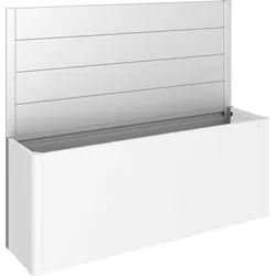 Sichtschutzelement BIOHORT, silber (silberfarben, metallic), H:91cm, Stahlblech, Zaunelemente, für Hochbeet DaVinci