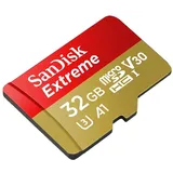 SanDisk microSDHC Extreme 32GB Class 10 100MB/s UHS-I U3 V30 A1 + SD-Adapter