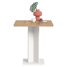 xonox.home Gustav 70 x 76 x 70 cm weiß/Artisan Eiche Nachbildung