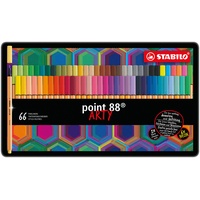Stabilo point 88 ARTY 66er Metalletui - mit 65 verschiedenen Farben