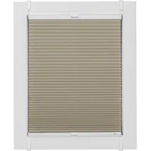 SUNLINES Wabenplissee One Size Style Honeycomb TL 120 x 130 cm beige/weiß