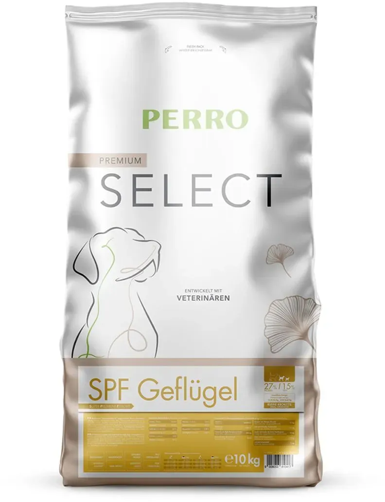 Perro Select SPF Geflügel - kleine Rassen Futter 10 kg