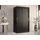 Mirjan24 Schwebetürenschrank Riflo Ramiro 100 x 200 x 62 cm Schwarz/Gold
