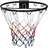 vidaXL Basketballring Schwarz 45 cm