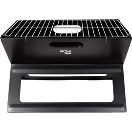 Aktive Tragbarer Klappgrill schwarz