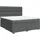 vidaXL Boxspringbett 180 x 200 cm Dunkelgrau
