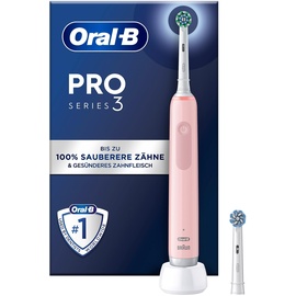 Oral B Oral-B Pro 3 3000 CrossAction rosa + 2 Aufsteckbürsten