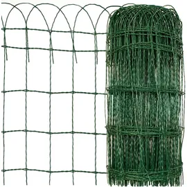 Floordirekt Gartenzaun Ziergeflecht 2500 x 40 cm Grün