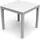 Mojawo Bali Gartentisch 78 x 78 x 70 cm Weiß