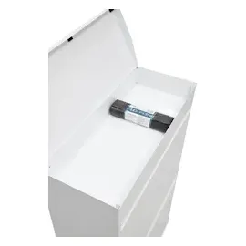 ARREGUI Top CR621-B Mülltrennsystem aus Stahl mit Aufbewahrungsbox mit Deckel 4 Fächer Mülleimer für die Küche | 4x17 L (68 L) | 4 Fach Abfalleimer |