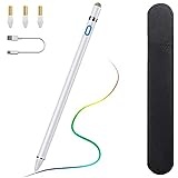 TiMOVO Stylus Stift für iPad, Apple Pencil für iPad 10/9/8/7/6, 20Std.Batterielebensdauer Palm Rejection Apple Pen für 2018-2023 iPad Pro,iPad Air,iPad Mini Hochpräzis iPad Pencil 1. Generation, Weiß