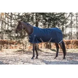 Equinate Regendecke Oakland mit Fleeceinnenfutter navy