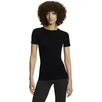 Falke Damen Tight Fit-shirt Wool-Tech Light black 3000, M
