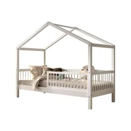 58 aufm Kessel Hausbett Keeley 90 x 200 cm Buche massiv weiß