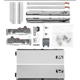 vasalat BLUM Schubladenschienen TANDEM-Höhe 115 m. Reling 227mm 65kg NL450 grau KB1400mm