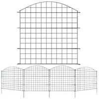 Clanmacy Gartenzaun Teichzaun GRÜN Garten Draht Gartenzaun Zaun Freilauf Teichschutzzaun 78 cm