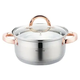 Klausberg Topf-Set 3-tlg. Dampfgartopf + Suppentopf + Dämpfeinsatz
