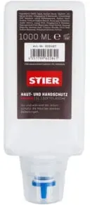 STIER Haut- und Handschutz Premium 1l Softflasche für STIER Handreiniger Spender Set