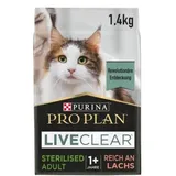 Purina Pro Plan LiveClear Sterilised Adult Lachs 1,4 kg