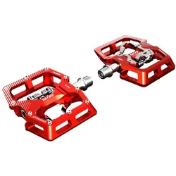 TATZE BIKE COMPONENTS Pedale Contact Combi | rot