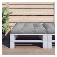 VidaXL Palettenkissen Grau 70x70x12 cm Stoff