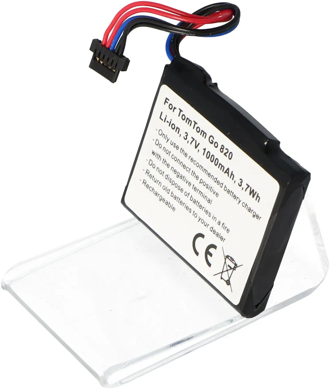 Akku passend für TomTom G0 825, Go 820, Go Live 820, Go Live 825 Akku AHL03711022, AHL03711023, VF6M