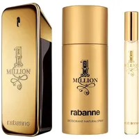 Paco Rabanne 1 Million Eau de Toilette 100 ml + Deo Spray 150 ml + Eau de Toilette 10 ml Geschenkset 2