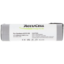 AccuCell Akku passend für den Kärcher WV 50 Plus Akku 1.633-101.0, 6.664-244.0, 1UR18650S