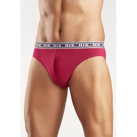 H.I.S. Slip gestreift rot M 7er Pack