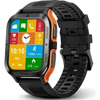 Smartwatch mit Telefonfunktion, 1,85”Touchscreen Fitnessuhr mit 50M Wasserdicht, Herzfrequenzmessung, SpO2, Schlafmonitor, 70 Sportmodi Android IOS - Schwarz