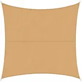 casa pura Wasserabweisendes Sonnensegel quadratisch 300 x 300 cm Sand